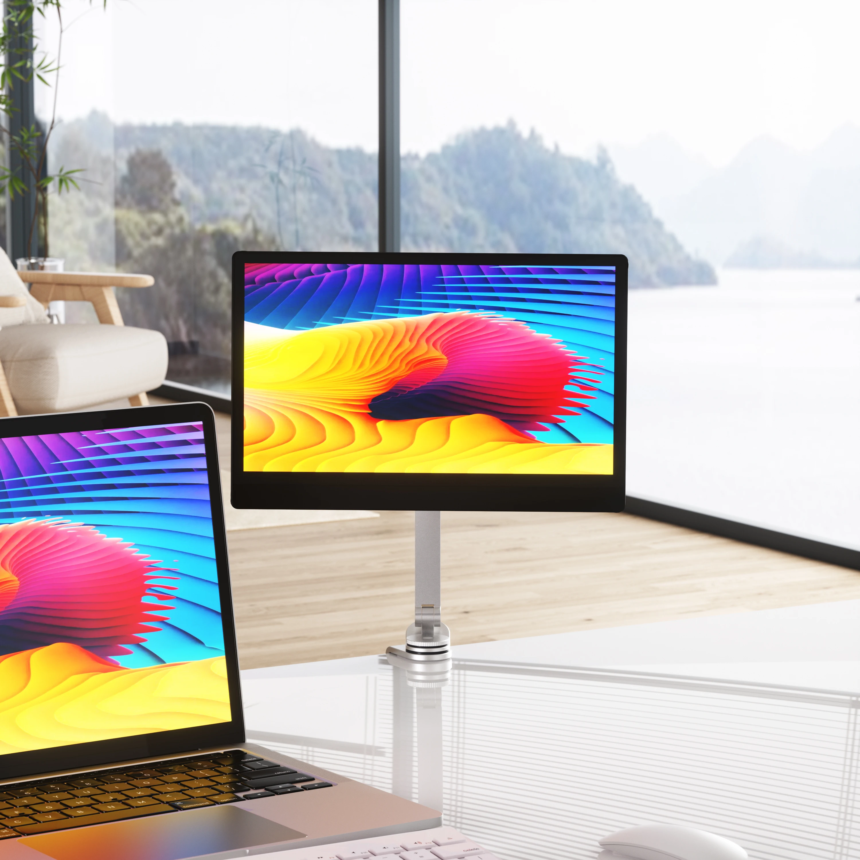 حامل لوحي فاخر بذراع طويل