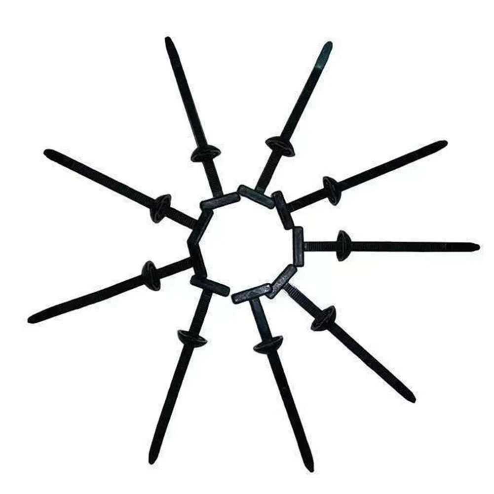 Self-locking Nylon Universal Cable Tie Buckle Plastic Cable Ties Fasteners with Pin & Button Multipurpose 20/50/100pcs