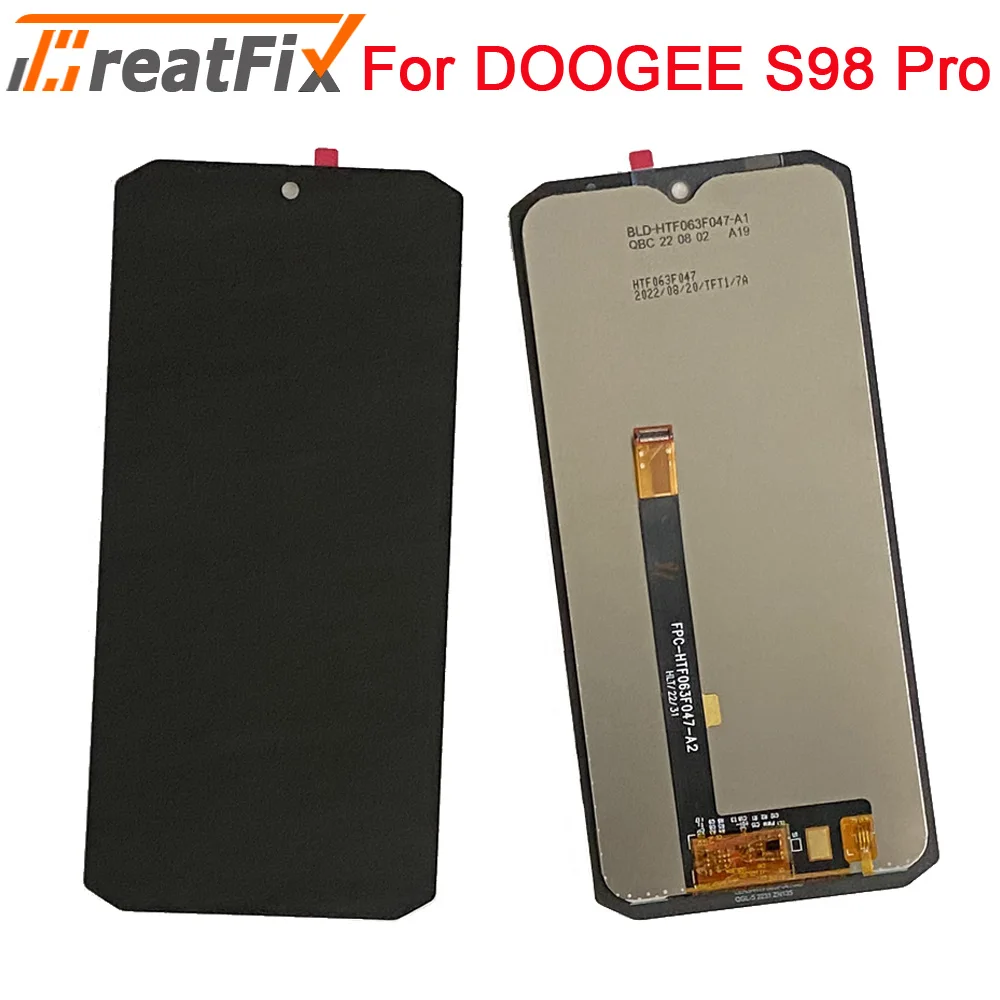 

Original 6.3 Inch New Screen S98 LCD For DOOGEE S98Pro LCD Display Touch Screen Assembly Replacement DOOGEE S98 Pro Phone LCD