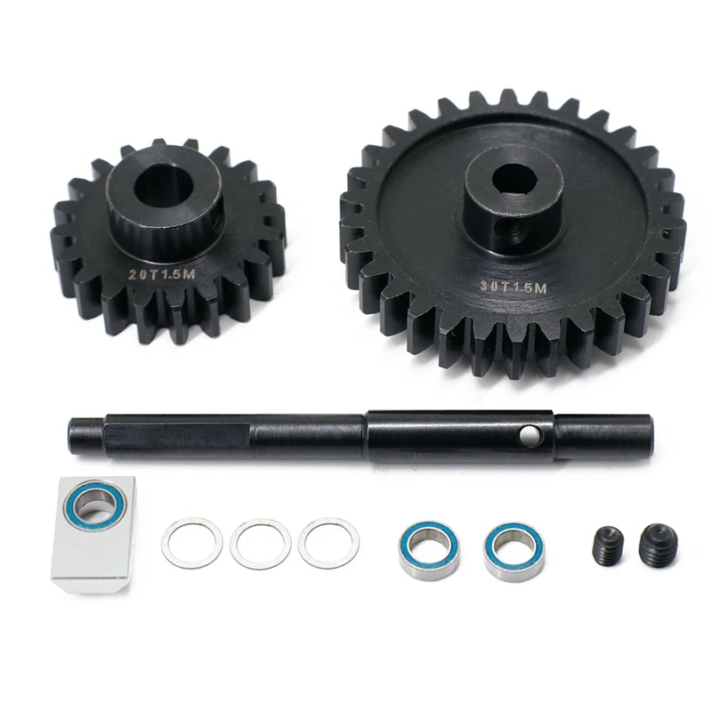 

CNC 45 HD Steel 1.5Mod 20T 30T Pinion Gear Spur Gear Set For 1/5 Traxxas X-Maxx XMAXX RC Car Upgrade Spare Parts