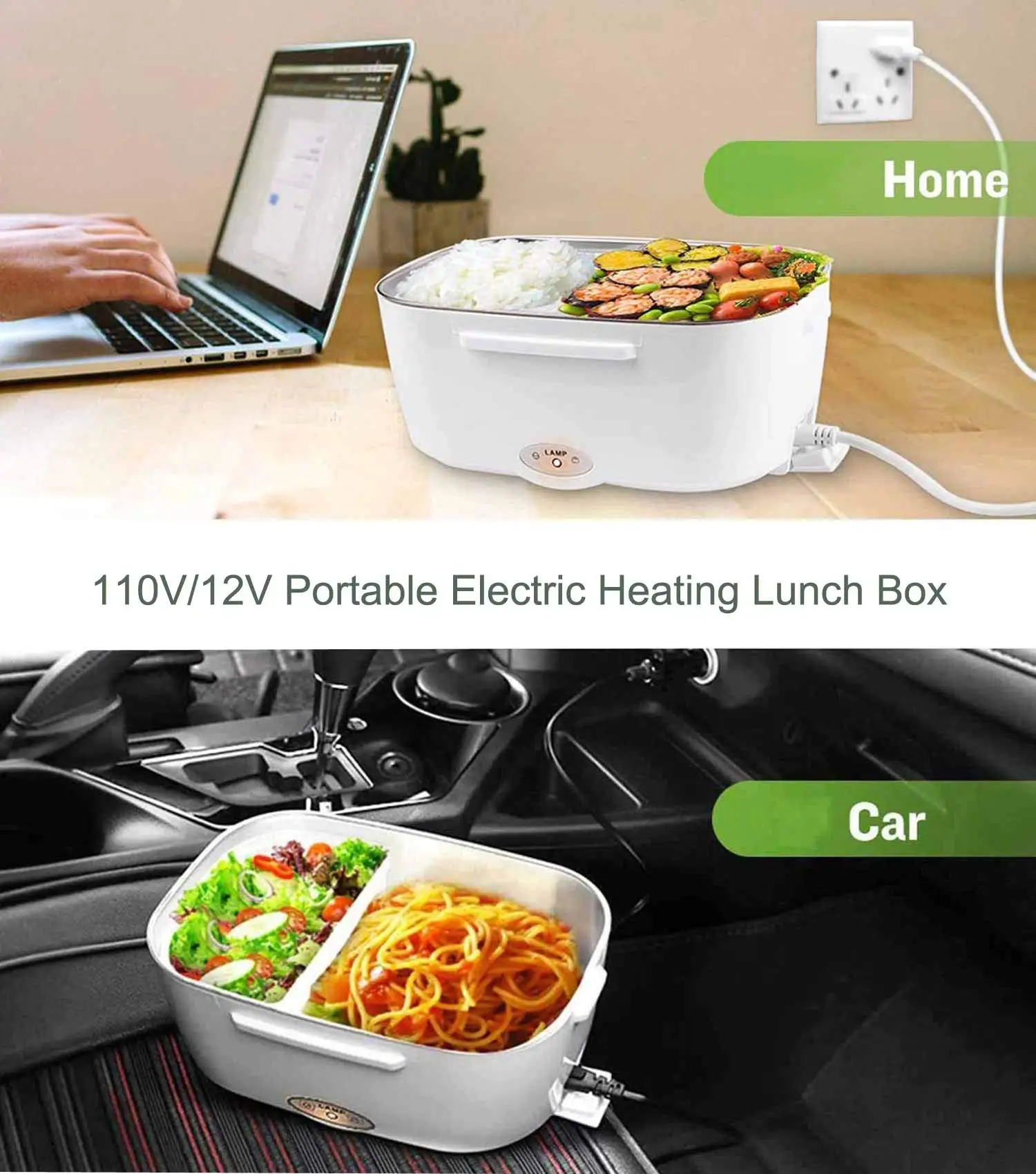 potenciômetro de refeição, térmico, carro, alimento, aquecido,