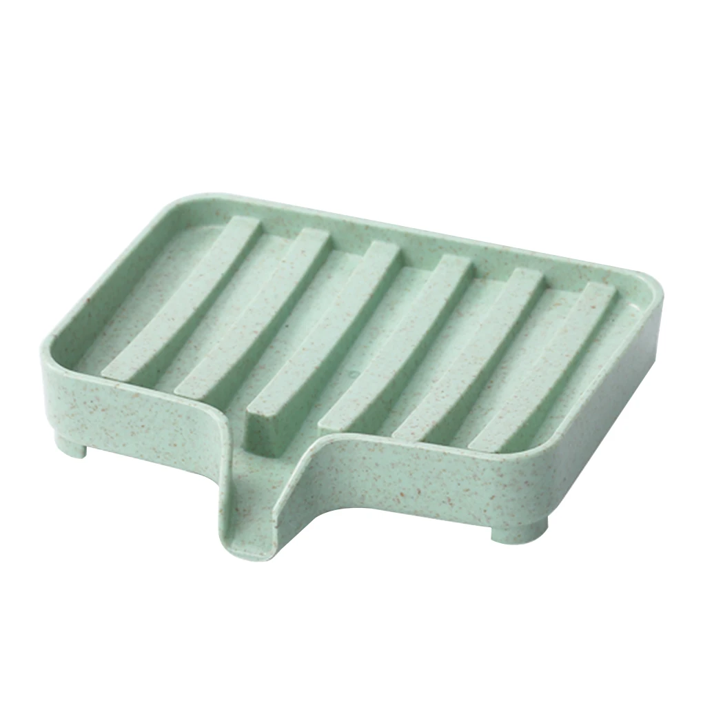 

Bathroom Soap Dish Bath Storage Box Drain Tray Holder Soaps Holder for Bathroom Toilet Kitchen Rack Cases Supplies Gadgets 1pcs