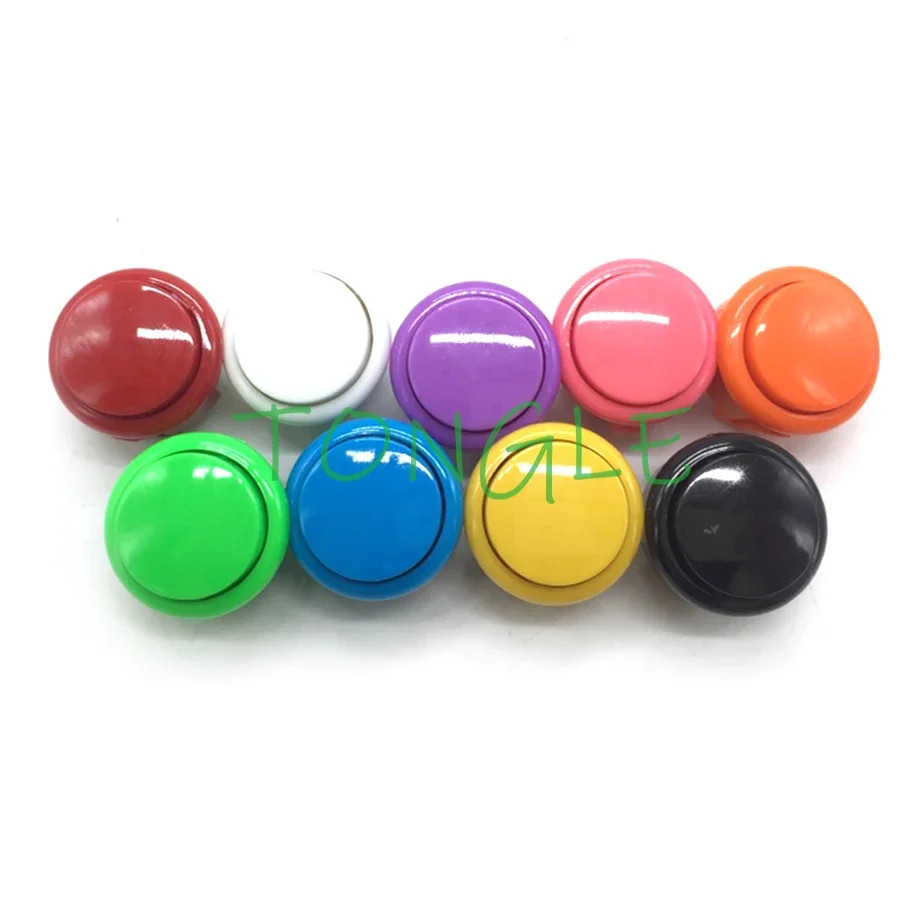

10 x New OEM 30mm Push Buttons Replace For Arcade Copy Sanwa Button Mame KOF Games Parts Of 10 Colors