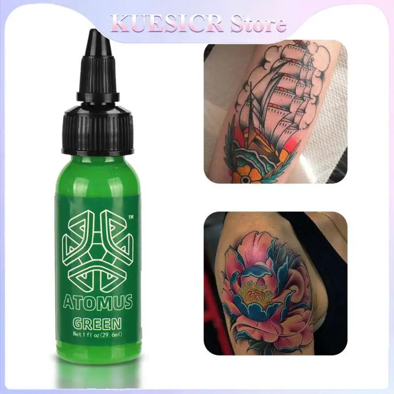 Semi-permanent Natural Botanical Tattoo Pigment 30ML Permanent Color Tattoo Ink Pigment For Body Painting Art