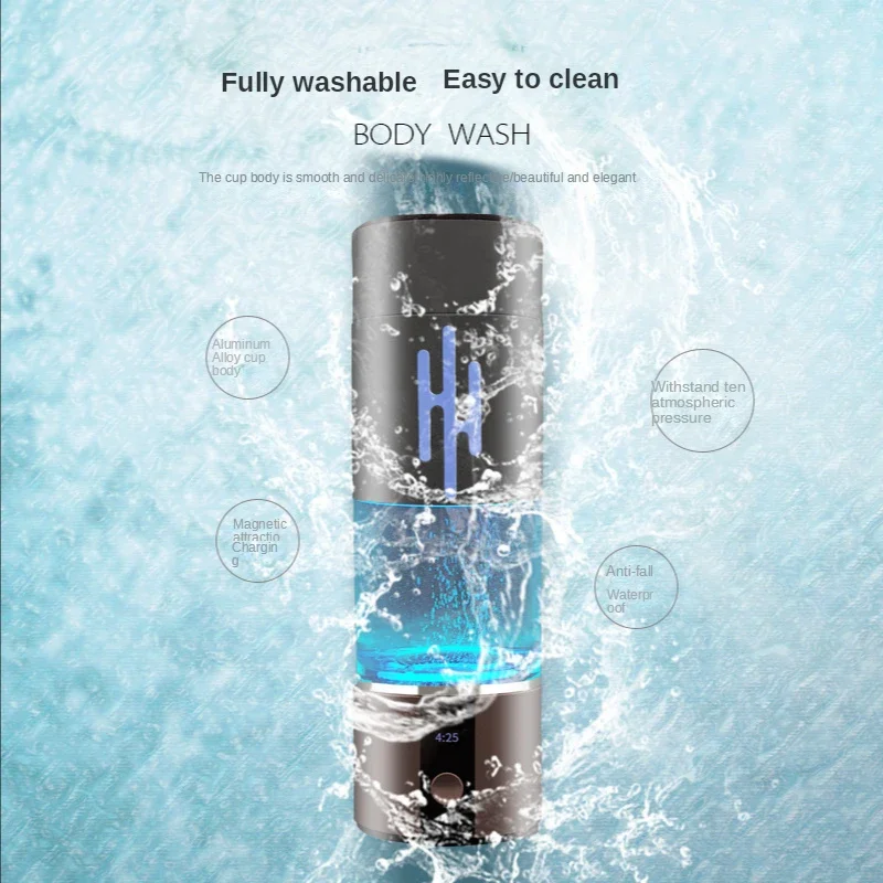 

6000 PPB SPE/PEM Hydrogen Water Generator Antioxidant ORP Hydrogen Maker Nano H2 Ventilator DuPont Hydrogen Water Bottle