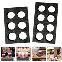 Cup Carrier Holder Drink Tray Takeout Coffee Trays Disposable Beverage Delivery Holders Out Take Packing Go Carry Drinks 2