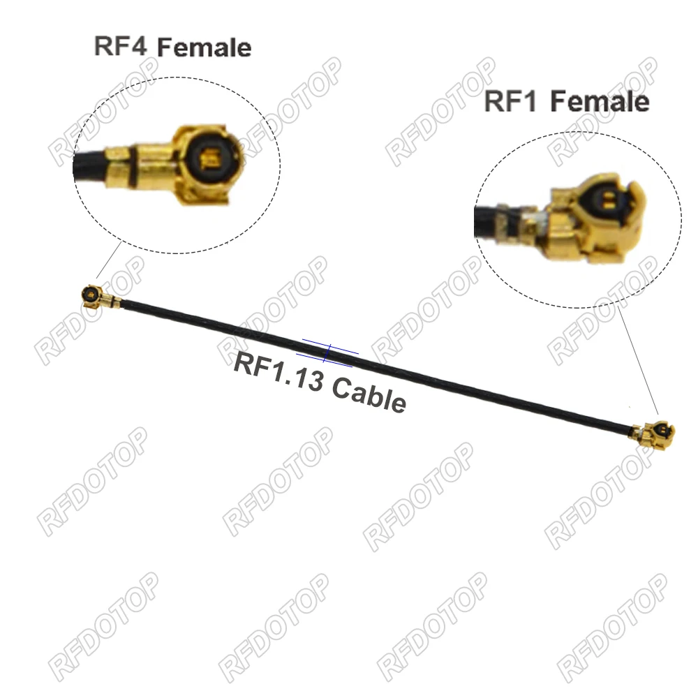 5 개/몫 WIFI 피그 테일 Ufl/IPX/RF1-MHF4/RF4 암 커넥터 RF1.13 라우터 3G 4G 모뎀 용 케이블 피그 테일 케이블