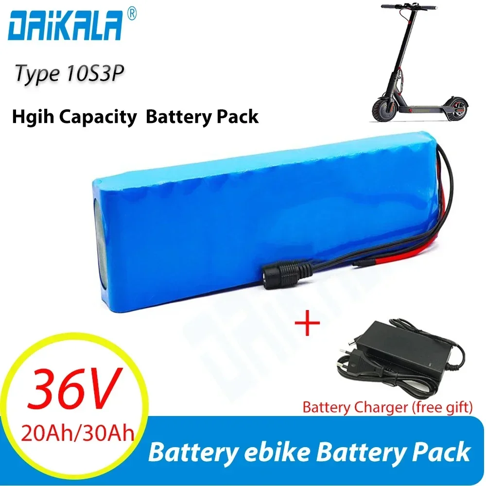 Blue 36V 14Ah Battery for 500W E-Bike
