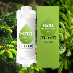 Aromatic Water Softening Shower Filter for Enhanced Hair and Skin Care (Pine)