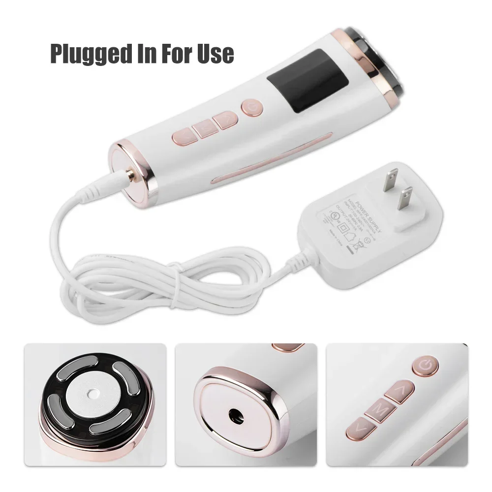 Mini HIFU Face Lifting Facial Massager HIFU Face Lifting Machine Facial Microcurrent Skin Rejuvenation Anti-aging Massager