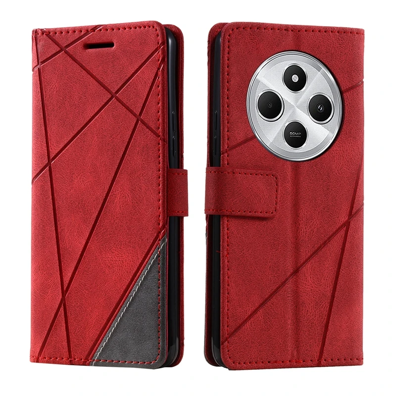 Luxury Flip Wallet Leather Case for Poco C75 - Premium Phone Cover and Organizer