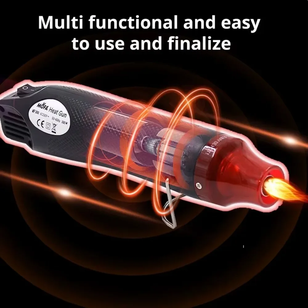 220/110V Hot Air Gun DIY Tool Heat Electric Power Tool Mini Soldering Temperature Crafts Blower with Supporting Seat Shrink hot air gun heat gun mini hot air gun