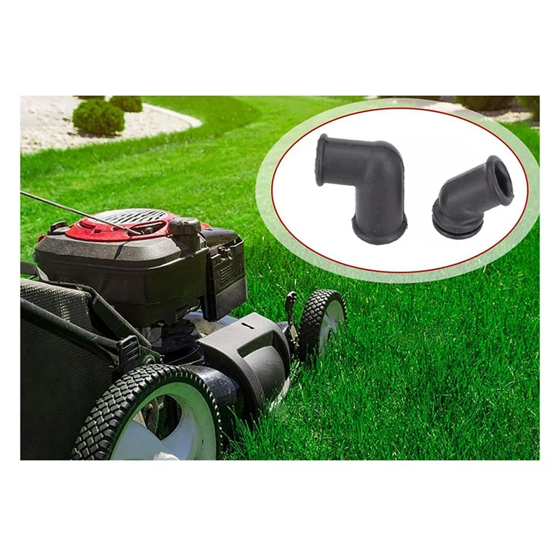 Lot De 4 Tuyaux De Raccordement Pour Moteur Briggs & Stratton - Numéros 66578, 692187, 67838, 692189 - En Caoutchouc Résistant à L'huile, Angles 45° Et 90°
