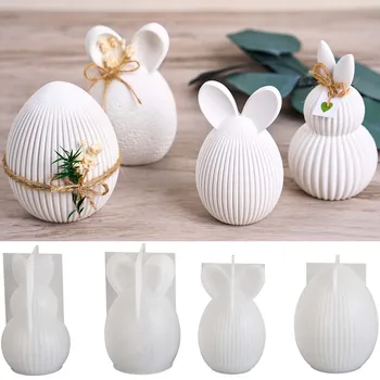 Bunny Ear Easter Candle Mold 1