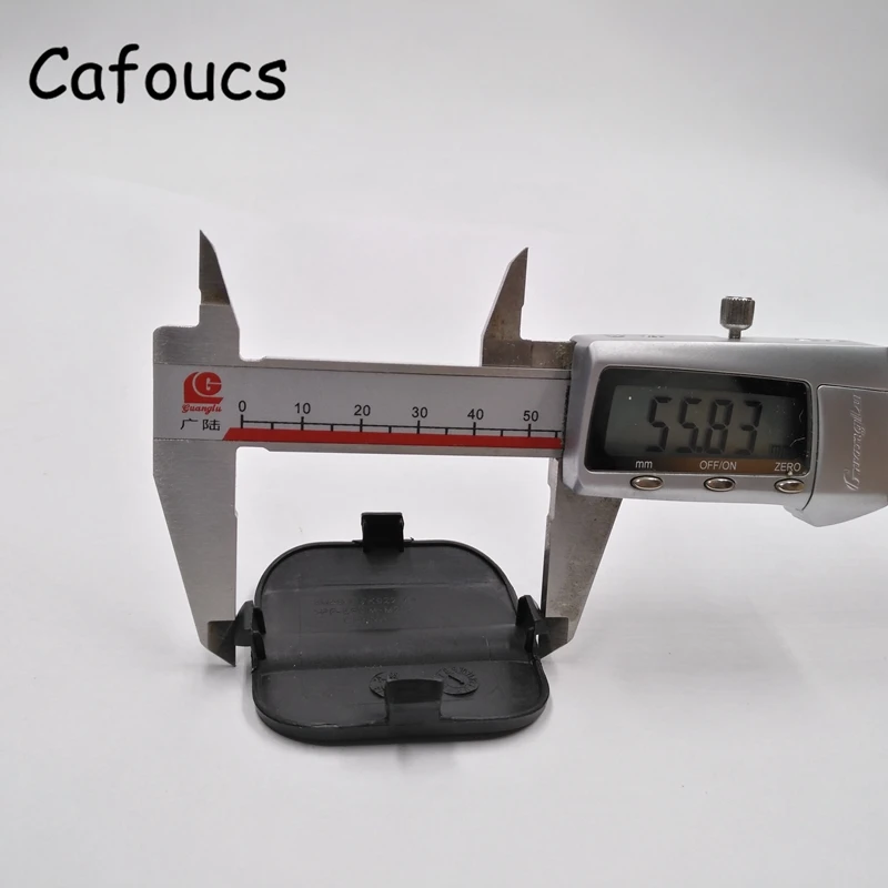 Cafoucs Car Rear Bumper Tow Trailer Cover For Ford Focus 2009 2010 Towing Hook Decoration Cap