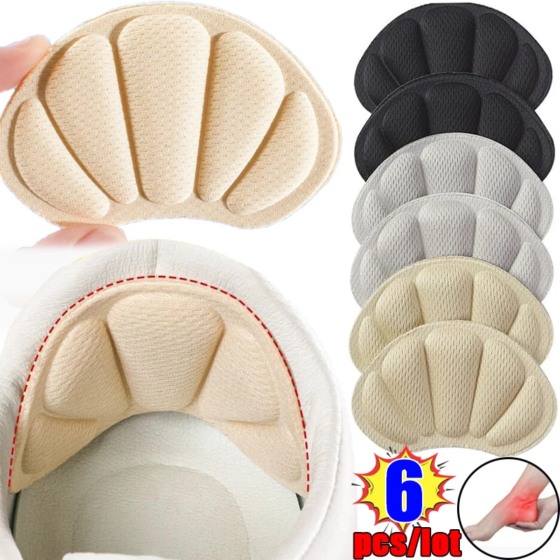 3/1Pairs Anti-wear Feet Care Heel Stickers Women Sponge Back Sticker Inserts Protector Shoe Pads Adhesive Pain Relief Cushions