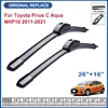 Car Front Wiper Blade For Toyota Prius C Aqua NHP10 2011~2021 Windscreen Windshield Windows Car Wiper 2020 2019 2018 1