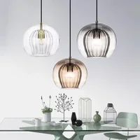 Nordic Glass Pendant Light LED Hanging Lamp for Dining Room Living Room Coffee Shope Home Indoor Decor Lighting Fixtures 2