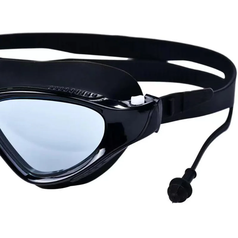 Swimming Goggles With Earplugs Nose Clip Cap Men Women