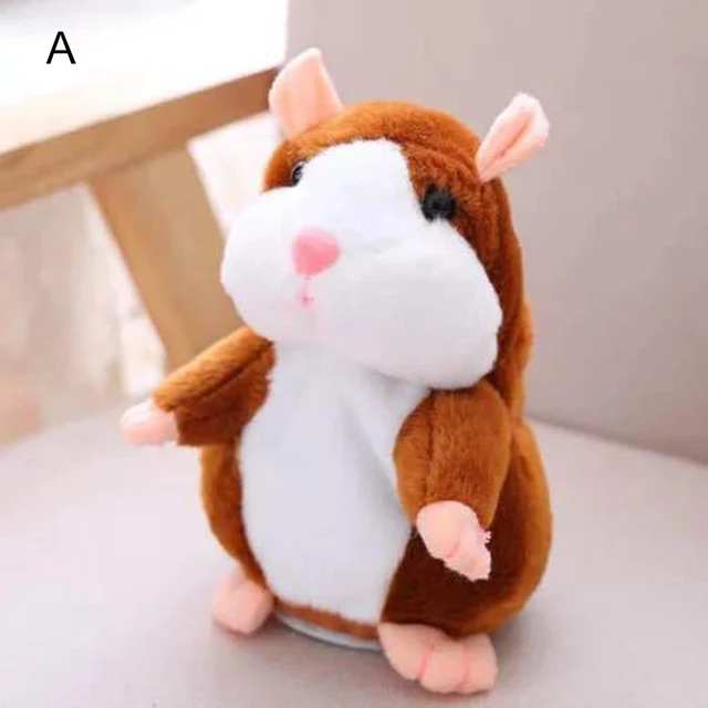 Cute Pet 16cm Talking Toy Hamster Imitating Talking Electric Plush Toy Repeating Plush Animal Toy Fun for Kid Boy Girl Gift 2