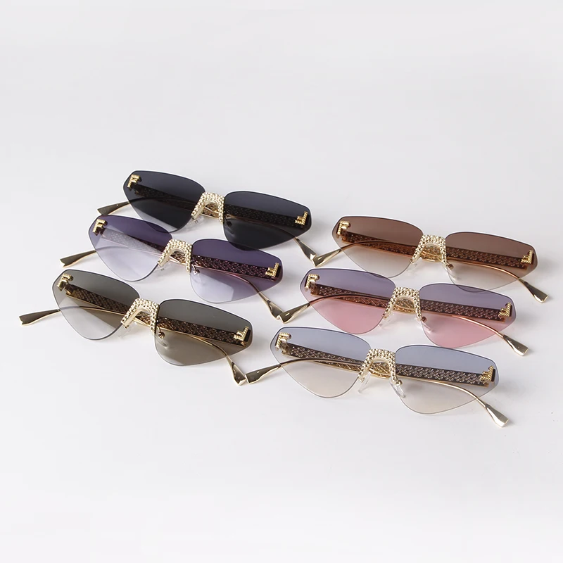 Luxury Designer Cat Eye Sunglasses for Women