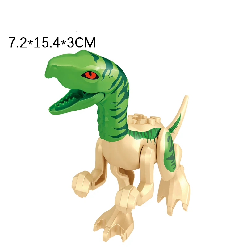 Jurassic Dinosaurs Building Blocks Indominus Rex DIY Tyrannosaurus Action Figure Models Children Toys Animals Christmas Gifts 2