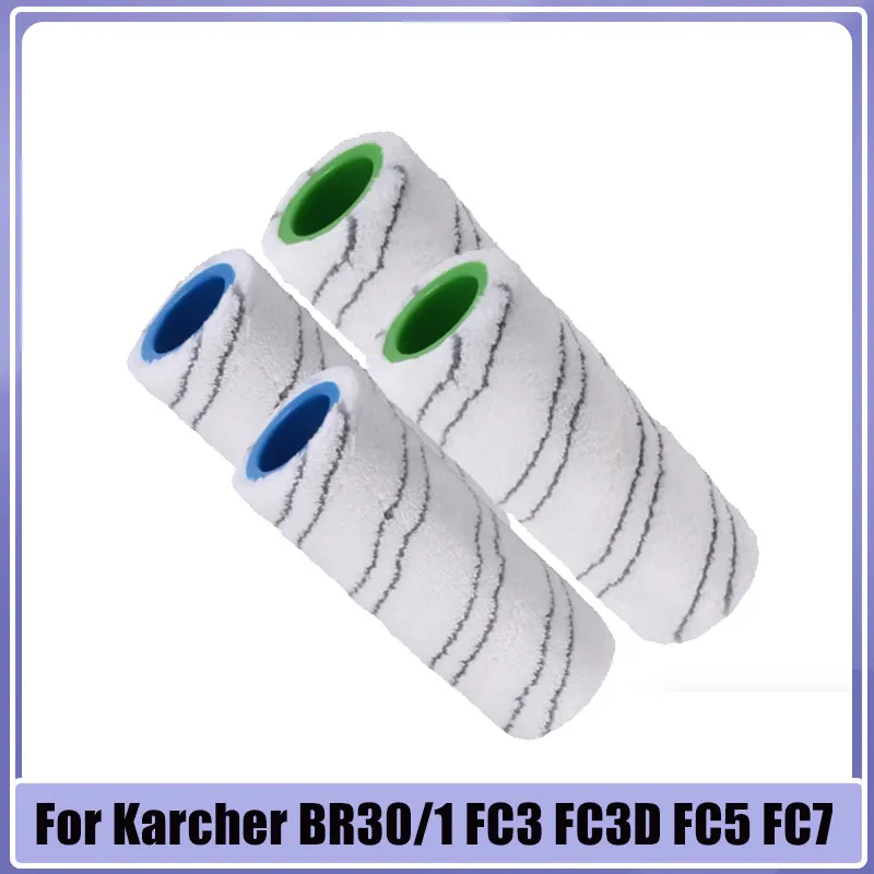 

Microfiber Rolling For Karcher BR30/1 FC3 FC3D FC5 FC7 Hard Floor Cleaner Brush Replacement Accessories Part Vacuum Cleaner Part
