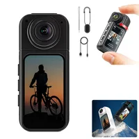 Mini 2.7K Thumb Action Camera 1080P Pocket Sport Cam 1.47 Inch 180 Wide Angle WIFI Recorder Magnetic Attraction Bracket Camera