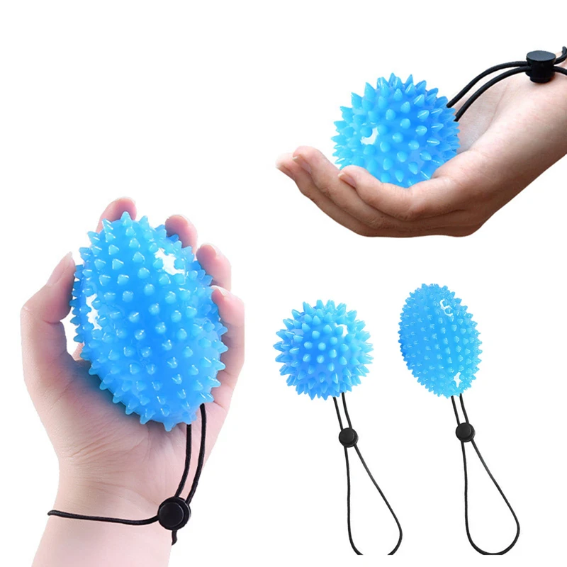 Massage Ball Tactile Touch Ball Hand and Foot Muscle Relaxation Grip Strength Training Rehabilitation Soft Thorn hand strengthener finger trainer finger strength trainer forearm exerciser wrist exerciser hand grip trainers hand grip exerciser hand exerciser hand trainer hand dynamometer