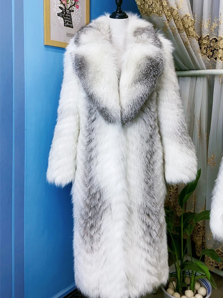 Куртка ANNSIRGRA из 100% натурального Лисьего меха