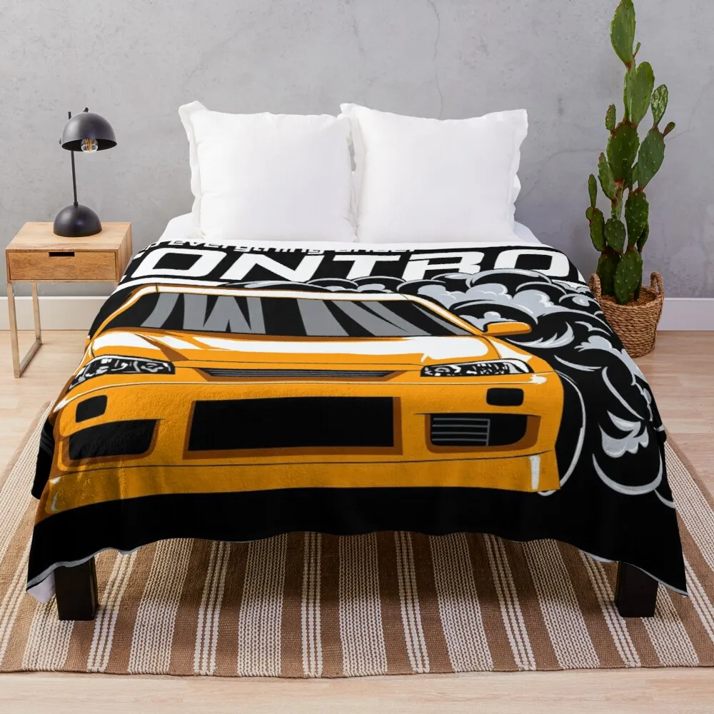 

Keep everything under control (orange) Throw Blanket Summer Bedding Blankets