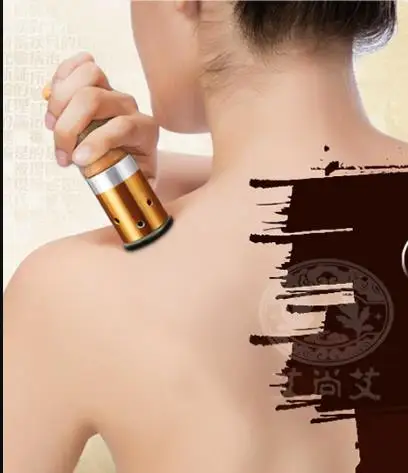 Stone needle moxibustion rods face moxibustion moxa household type multifunctional body massager fumigation