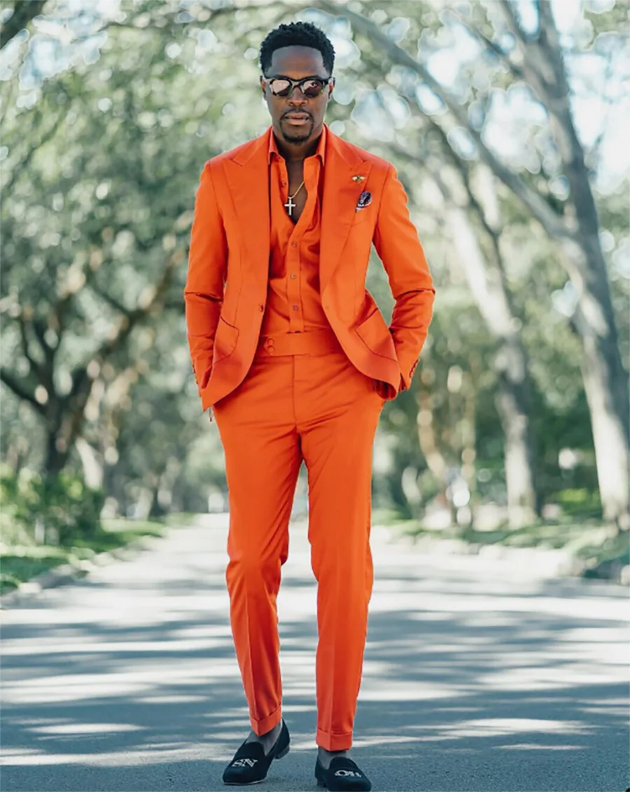 Men's Suit 3Pieces Blazer Vest Pants Work Wear Bussiness Wedding Costume