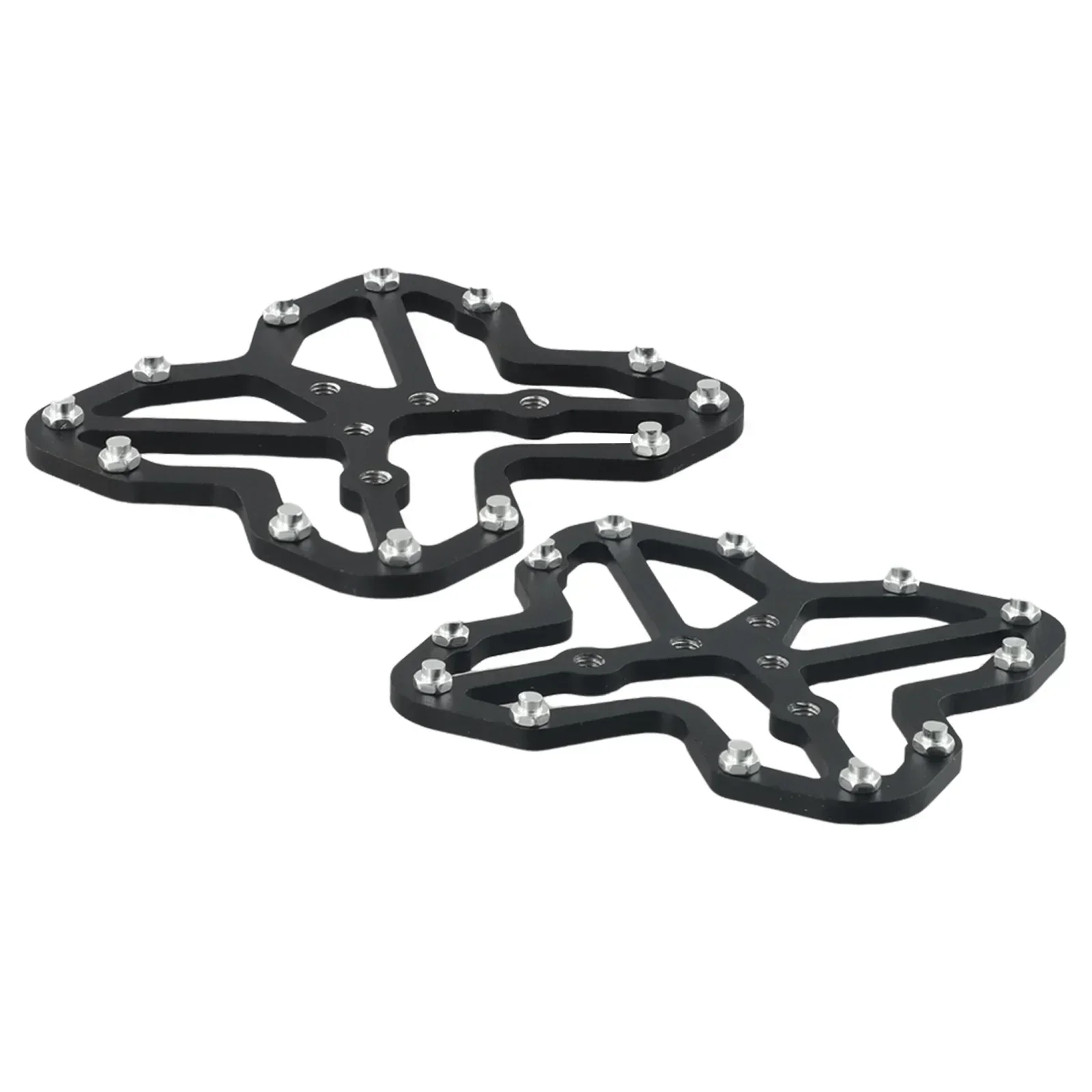자전거 페달 플랫폼 클릿 페달 어댑터 플랫 페달 퀵릴리즈 잠금 플레이트, Shimano Tankelos KEO용, 1 쌍