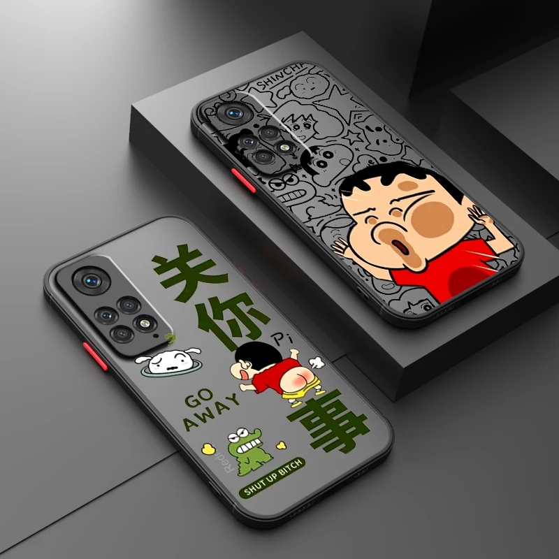 Shin Chan Redmi Note Pro Back Cover Cartoon Crayon Shin Chan