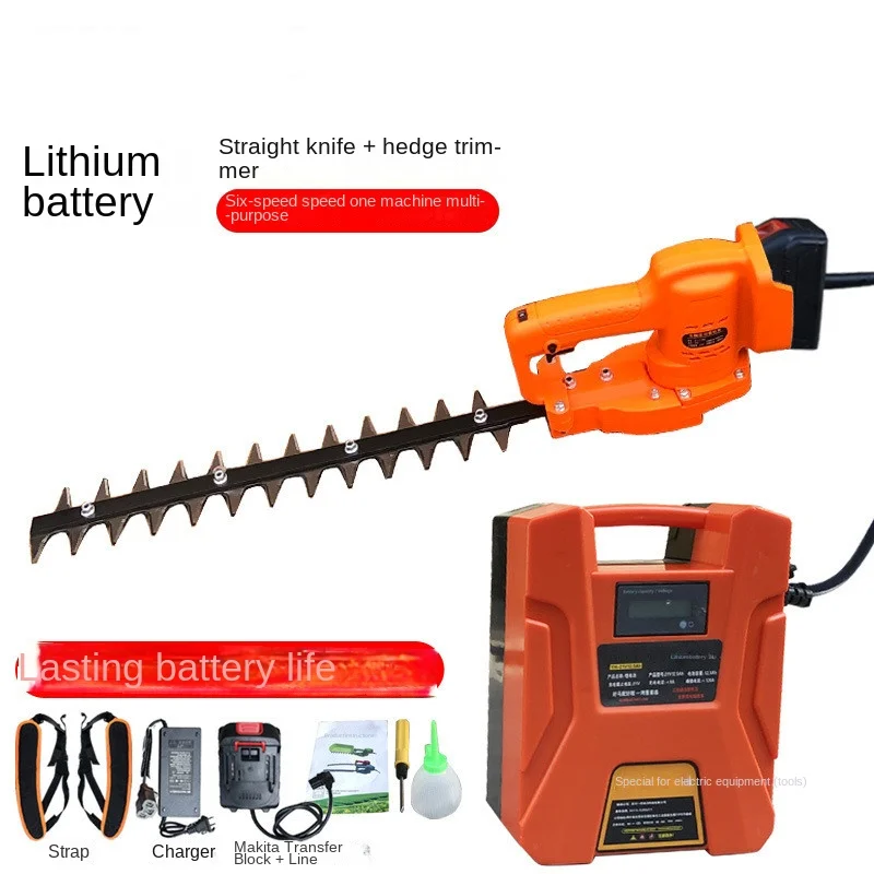 Lithium Battery Wireless Greening Tea Pruning Fence Garden Pruning Saw Electric Household Hedge Trimmer Makita Cortasetos 헤지 트리머 4