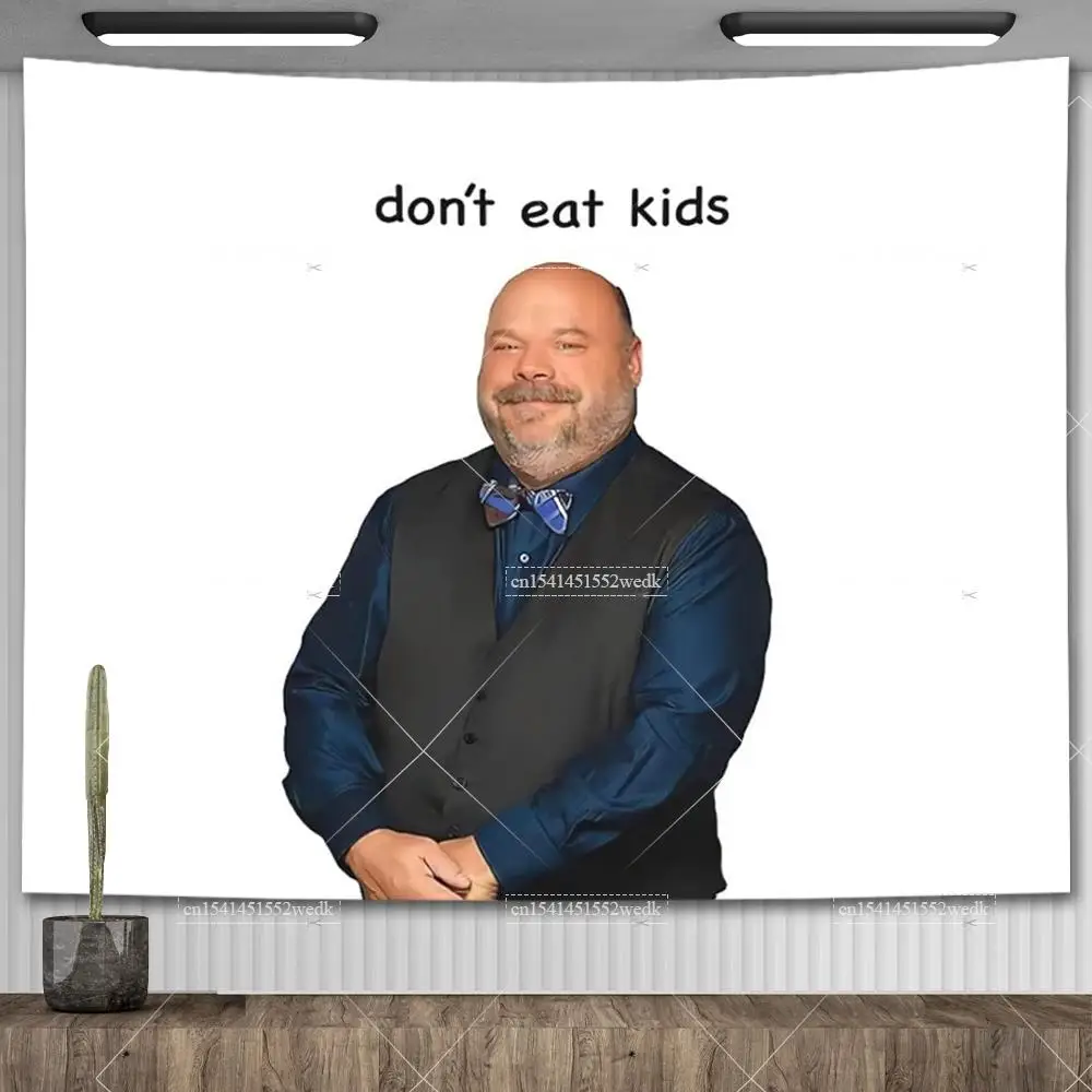 Tapestry Decorations Gobelin Bertram Eats Kids Tapestry Wall Hanging Hippie Funny Meme Tapestry Aesthetic Room Decor Party Backdrop Home Decoration
