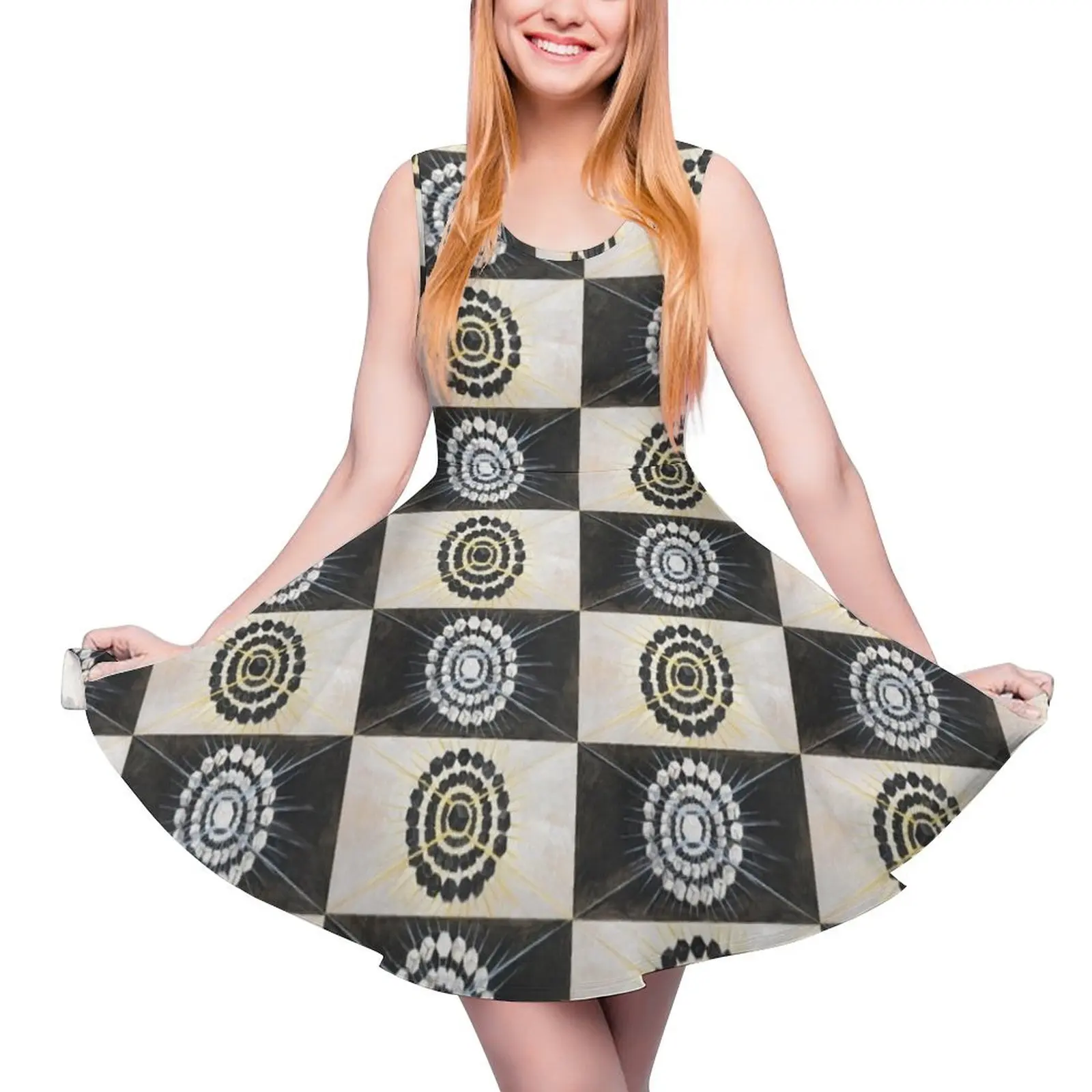 Beautiful Abstract Art by Hilma Af Klint Sleeveless Dress elegant chic women dresses promotion birthday dresses for women