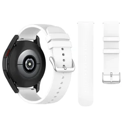 Silicone Smart Watch Strap Bracelet - 20mm/22mm Strap Size for 22MM (White)
