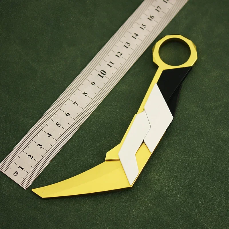 Valorant Weapon Prime Karambit Tactical Knife Melee16cm Alloy Metal Material Game Weapon Model Samurai Sword Gifts Toys for Boys