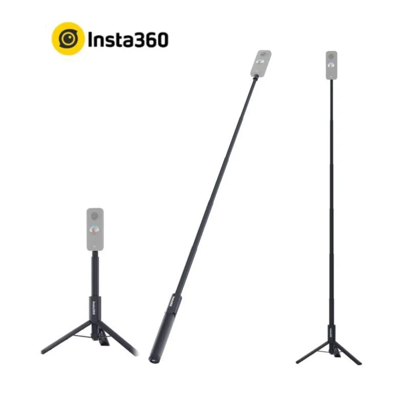 Trépied Perche à Selfie 2-en-1 pour Insta360 GoPro - Léger et Portable