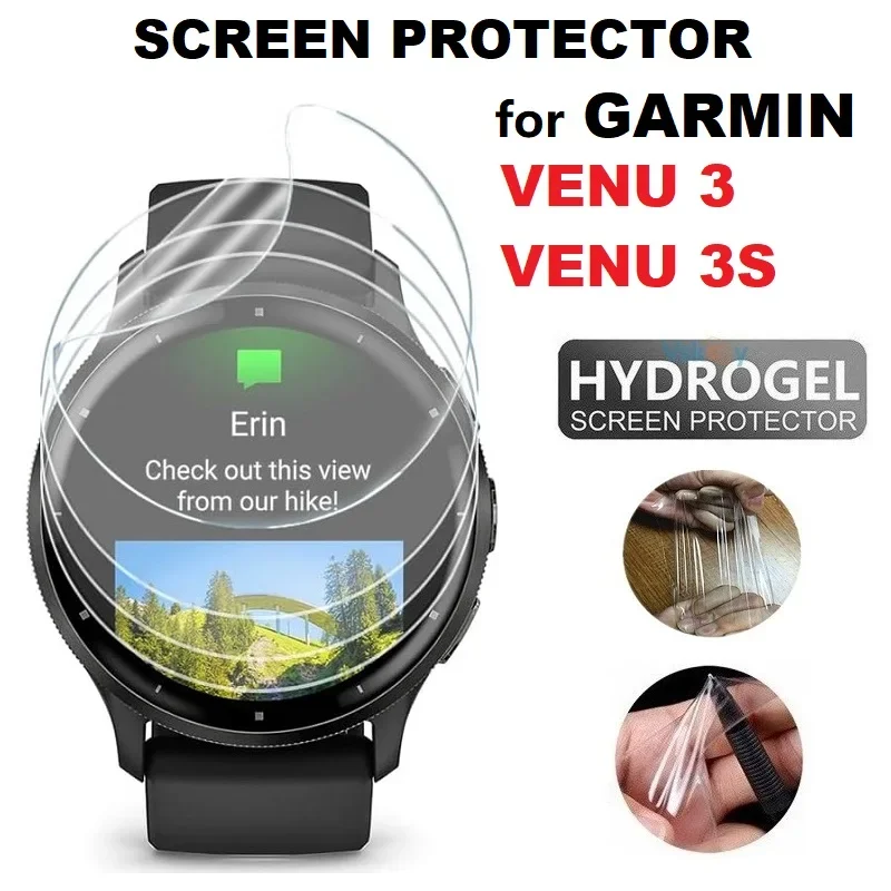 Hydrogel Screen Protector Film - Soft High Definition Protective Cover (1-5 Pack)