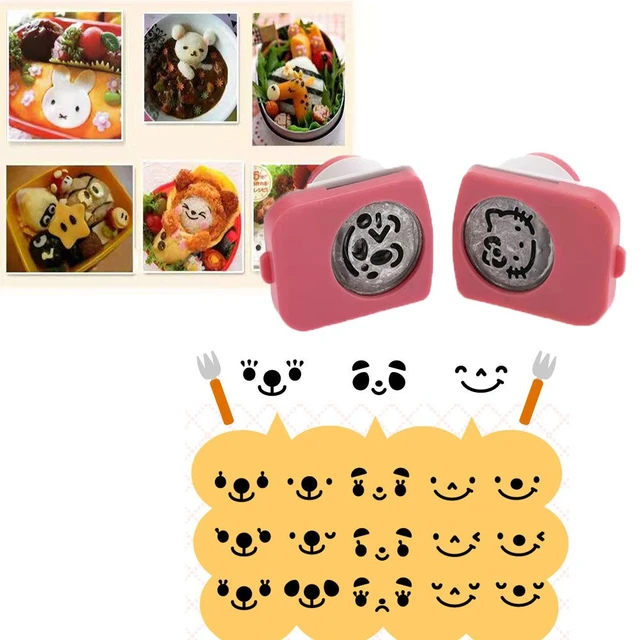 Cat Onigiri Mold Rice Ball Kit Nori Seaweed Punch Cutter Bento Accessories