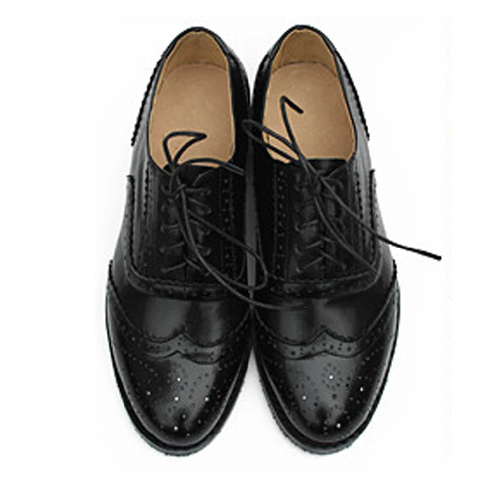Women's Leather Summer Platform Sneakers Flat Casual Oxford Shoes Loafers Moccasins Spring Vintage for Woman Trend New