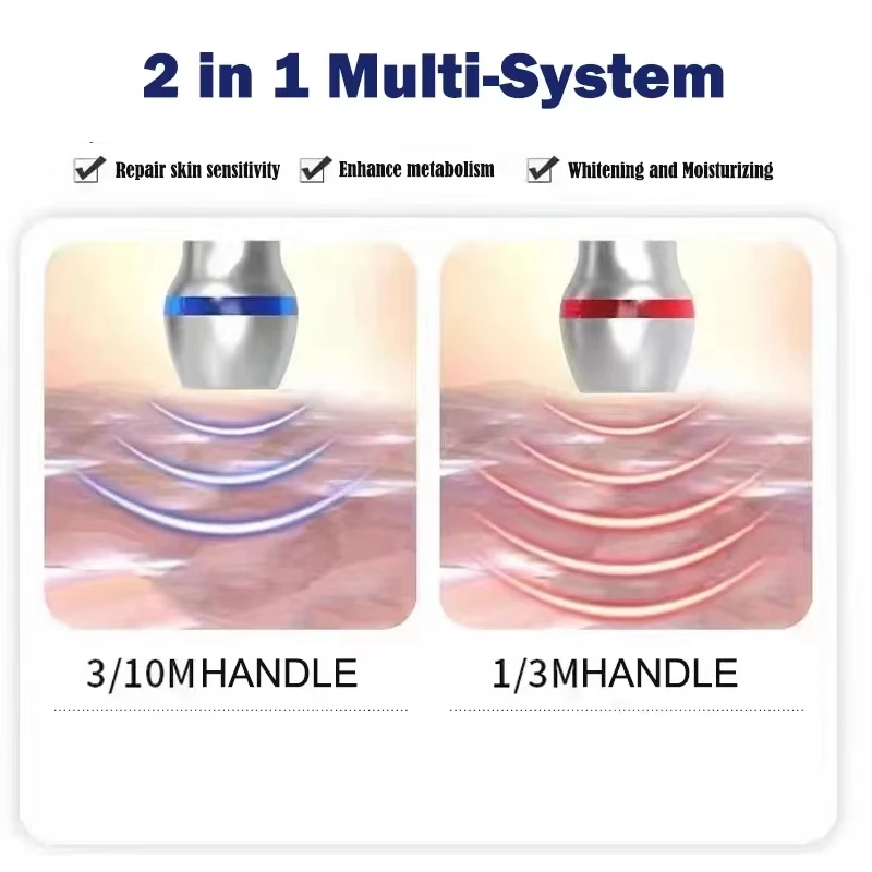 2024 Chinese Factories Directly Sell Dual-Frequency Anti-Aging Water Drop Lifting And Tightening Ultrasonic Instruments