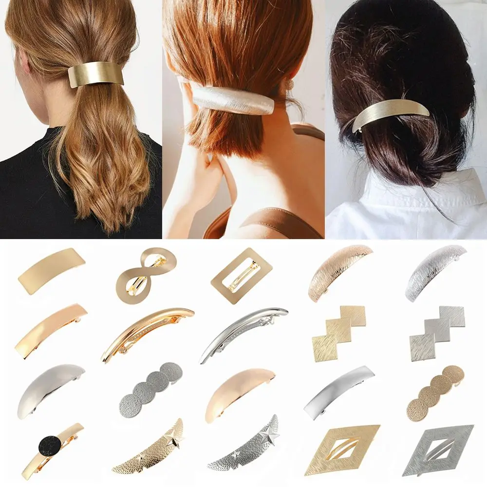 

Women's Fashion Hair Accessories Ponytail Holder Hair Barrette Horsetail Headwear Metal Hair Clips Girls Hairpins