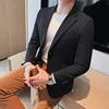 2024 Quality FGE Suit Jacket Autumn and Winter New Fashion Handsome 100 Single Row Two Button Suit Material: Polyester 100% 3