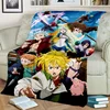 The Seven Deadly S-Sins Pattern Lightweight Throw Blanket,Multi-purpose Holiday Gift Blanket Warm And Soft Blankets All Seasons 4