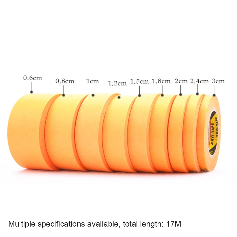 Masking Tape 1/4/6/9 Rolls Precision Model Masking Tape Fine Line DIY Cover Tape for Model Hobby Tool Set Width 6/8/10/12/15/18/20/24/30mm