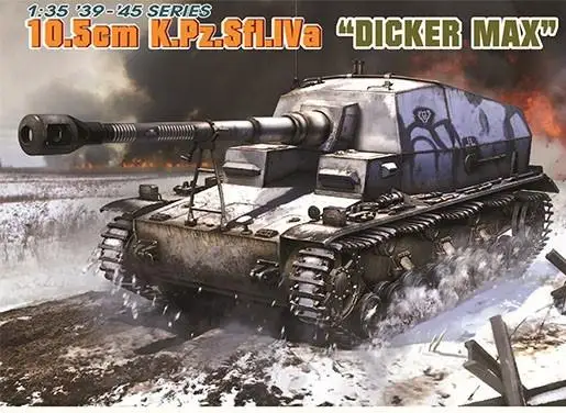 

Dragon 6979 1/35 WW.II German 10.5cm K.Pz.Sfl.Iva `Dicker Max` w/Magic